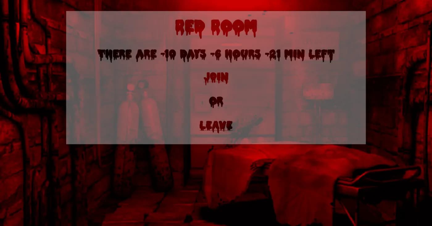 Le site Red Room, répliqué sur plus de 1250 miroirs