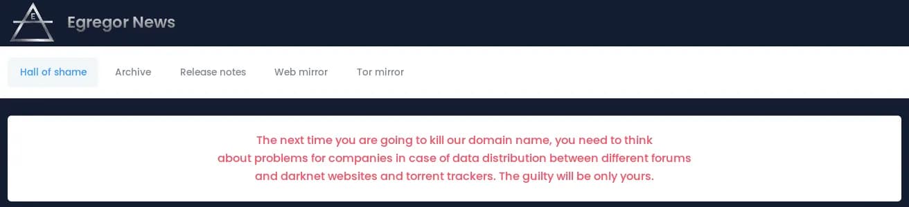 Sur leur site, les hackers recensent toutes les victimes qui ne leur cèdent pas.