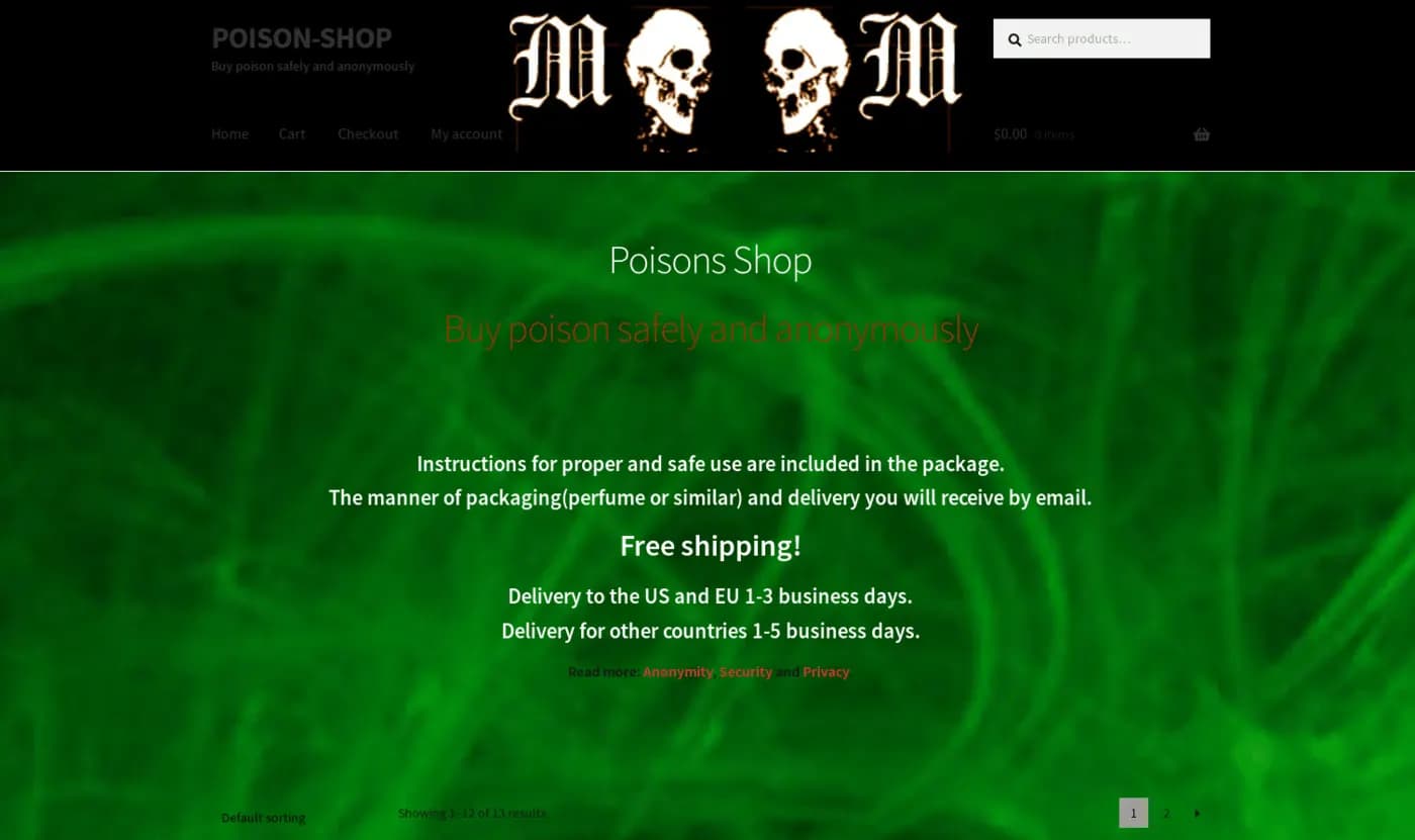 La boutique individuelle The Poison Shop
