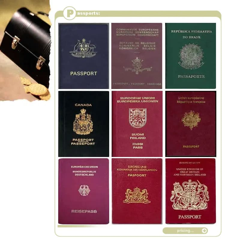 faux passeport dark web